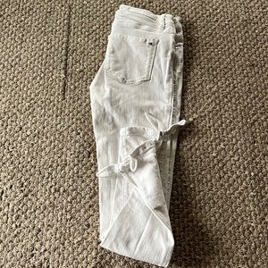 Tommy Hilfiger white jeans with ankle detail